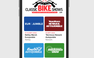 YOUR FAVOURITE CLASSIC BIKE SHOWS ARE NOW IN YOUR POCKET!