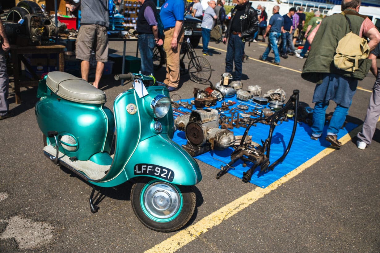 Scooter Day at Kempton Autojumble